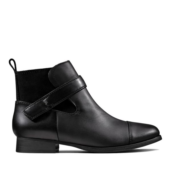 Clarks Womens Ladbroke Magic Ankle Boots Black | USA-9253786